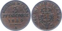 Brandenburg-Preußen 3 Pfennig Friedrich Wilhelm IV. 1840-1861. -