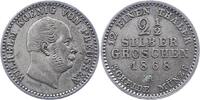 Brandenburg-Preußen 2 1/2 Silbergroschen Wilhelm I. 1861-1888. -