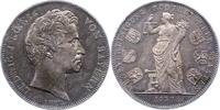 Bayern Geschichtsdoppeltaler 1837 Ludwig I. 1825-1848. Schöne Patina. EF