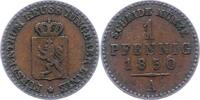 Reuss-jüngere Linie zu Schleiz Pfennig Heinrich LXII. 1818-1854. -