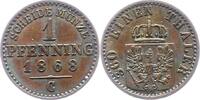 Brandenburg-Preußen Pfennig Wilhelm I. 1861-1888. -