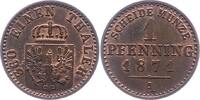 Brandenburg-Preußen Pfennig Wilhelm I. 1861-1888. -