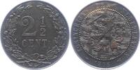 Niederlande-Königreich 2 1/2 Cent Wilhelmina I. 1890-1948. -
