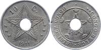 Zaire-Belgisch-Kongo 10 Centimes Albert I. 1909-1934. -
