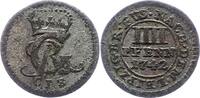 Braunschweig-Calenberg-Hannover 4 Pfennig Georg II. 1727-1760. -