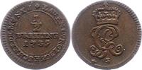 Braunschweig-Calenberg-Hannover 1/2 Dreiling Georg II. 1727-1760. -