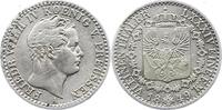 Brandenburg-Preußen 1/6 Taler Friedrich Wilhelm IV. 1840-1861. -