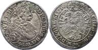 Haus Habsburg 3 Kreuzer Leopold I. 1657-1705. -