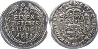 Hohenlohe-Schillingsfürst 1/12 Taler Ludwig Gustav 1656-1697. -