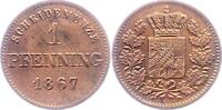 Bayern Pfennig Ludwig II. 1864-1886. -