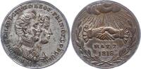 Großbritannien Versilberte Bronzemedaille George III. 1760-1820. -