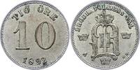 Schweden 10 Öre 1 Oskar II. 1872-1907. -