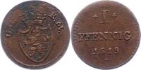 Hessen-Darmstadt Pfennig Ludwig I. 1806-1830. -