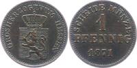 Hessen-Darmstadt Pfennig Ludwig III. 1848-1877. -