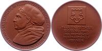 Reformation Große Braune Porzellanmedaille 1 500. Geburtstag von Martin Luther 1983. EF