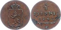 Reuss-jüngere Linie zu Schleiz 1/2 Pfennig Heinrich LXII. 1818-1854. -