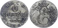 Sachsen-Coburg-Gotha 6 Kreuzer Ernst I. 1806-1844. -