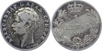 Serbien Dinar Alexander 1889-1902. -