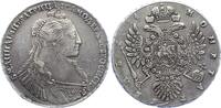 Rubel 1734 Russland Anna Ivanovna 1730-1740. Justiert oder Kratzer, sehr schön