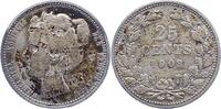 Niederlande-Königreich 25 Cent Wilhelmina I. 1890-1948. -