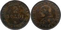 Italien-Kirchenstaat Vatikan 2 Soldi Pio IX. 1846-1878. -