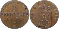 Brandenburg-Preußen 3 Pfennig Friedrich Wilhelm III. 1797-1840. -