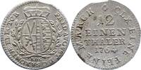 Sachsen-Albertinische Linie 1/12 Taler Friedrich August III. 1763-1806. -