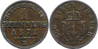 Brandenburg-Preußen Pfennig Wilhelm I. 1861-1888. -