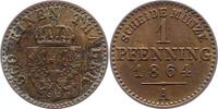 Brandenburg-Preußen Pfennig Wilhelm I. 1861-1888. -