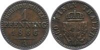 Brandenburg-Preußen Pfennig Wilhelm I. 1861-1888. -