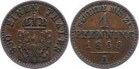 Brandenburg-Preußen Pfennig Wilhelm I. 1861-1888. -