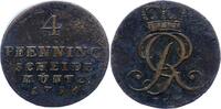Braunschweig-Calenberg-Hannover 4 Pfennig Georg III. 1760-1820. -