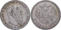 Rubel 1886 Russland Alexander III. 1881-1894. Schön - sehr schön