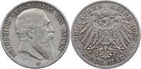Baden 2 Mark Friedrich I. 1856-1907. -