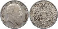 Baden 2 Mark Friedrich I. 1856-1907. -