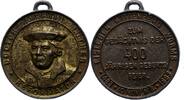 Reformation Dessau. Eisengussmedaille 400. Geburtstag von Martin Luther 1883. -