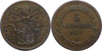 Italien-Kirchenstaat Vatikan 5 Baiocchi Pio IX. 1846-1878. -