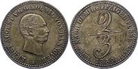 Braunschweig-Calenberg-Hannover 2/3 Taler Ernst August 1837-1851. -