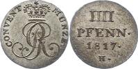 Braunschweig-Calenberg-Hannover 4 Pfennig Georg III. 1760-1820. -