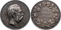 Sachsen-Albertinische Linie Silberne Prämienmedaille Albert 1873-1902. -