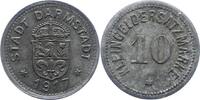 Darmstadt, Hessen 10 Pfennig Zink Stadt. -