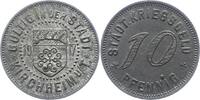 Kirchheim u. Teck, Württemberg 10 Pfennig Zink Stadt. -