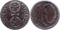 Mainz, Hessen 10 Pfennig Stadt. -