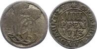 Braunschweig-Calenberg-Hannover 4 Pfennig Landmünze 1 Georg Ludwig 1698-1714. -