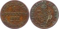 Sachsen-Albertinische Linie Pfennig Johann 1854-1873. -