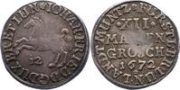 Braunschweig-Calenberg-Hannover 12 Mariengroschen Johann Friedrich 1665-1679. -