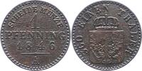 Brandenburg-Preußen 1 Pfennig Friedrich Wilhelm IV. 1840-1861. -