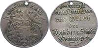Sachsen-Meiningen Silbermedaille Carl 1775-1782. -