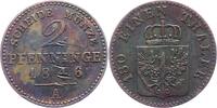 Brandenburg-Preußen 2 Pfennig Friedrich Wilhelm IV. 1840-1861. -