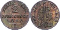 Brandenburg-Preußen 2 Pfennig Friedrich Wilhelm IV. 1840-1861. -